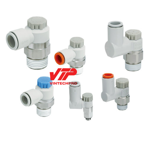 Van Tiết Lưu Dòng AS - Thiết Bị Khí Nén SMC Van Tiết Lưu Dòng AS - Thiết Bị Khí Nén SMC
